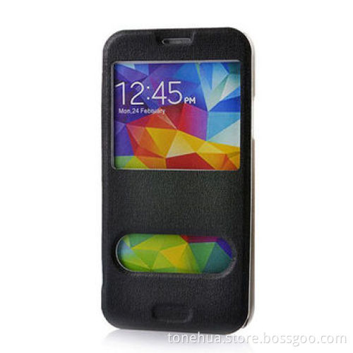 Dual Window S View Flip Case Battery Housing for Samsung S5